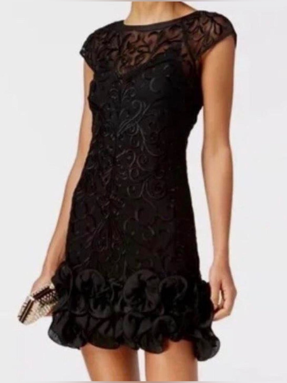 Guess Vintage Lace Dress with ruffles